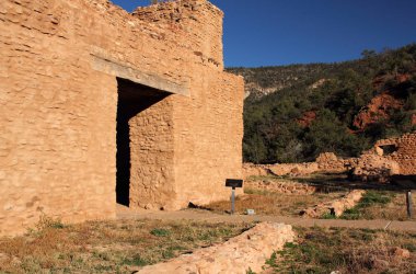 Jemez Historic Site, Amerikan Southwest, New Mexico'daki arkeolojik kalıntılar