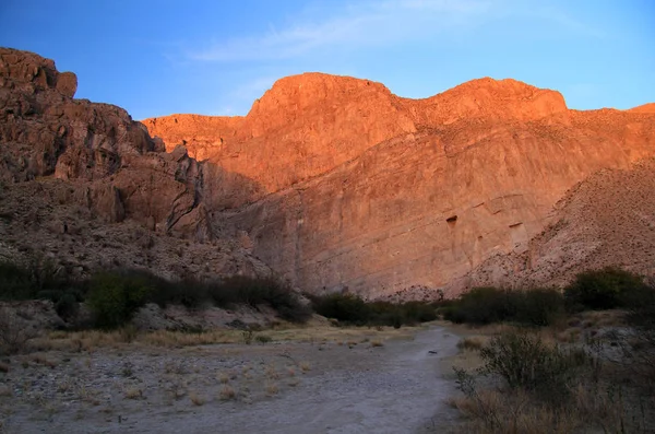 Boquillas Canyon Trail Dans Parc National Big Bend Texas — Photo