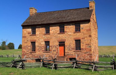 Manassas, Va - 18 Nisan: The Stone House, Manassas savaş Milli Birliği bir Sahra Hastanesi iki büyük nişan, Amerikan İç Savaşı sırasında 22 Nisan 2018 Manassas, Va servis Parkı