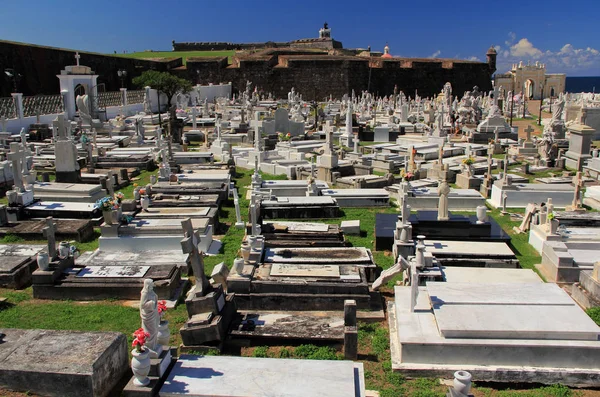 Friedhof Santa Maria Magdalena Pazzis San Juan Puerto Rico — Stockfoto