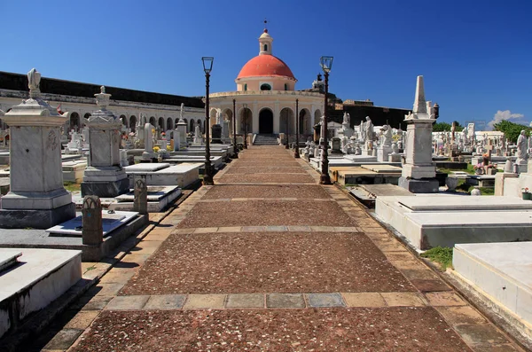 Friedhof Santa Maria Magdalena Pazzis San Juan Puerto Rico — Stockfoto