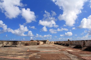 Castillo San Cristobal is one of two massive fortifications built by Spain in order to protect the city of San Juan, Puerto Rico