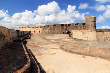 Castillo San Cristobal is one of two massive fortifications built by Spain in order to protect the city of San Juan, Puerto Rico