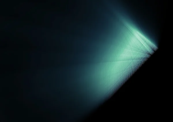 Abstrakte leuchtende blaue Linien in der Perspektive — Stockfoto