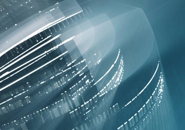 Soyut geometrik teknoloji grafik öğeleri.