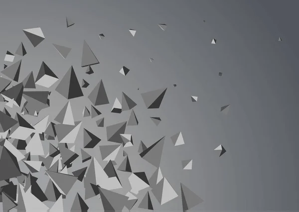 抽象的な三角形の空間. — ストックベクタ