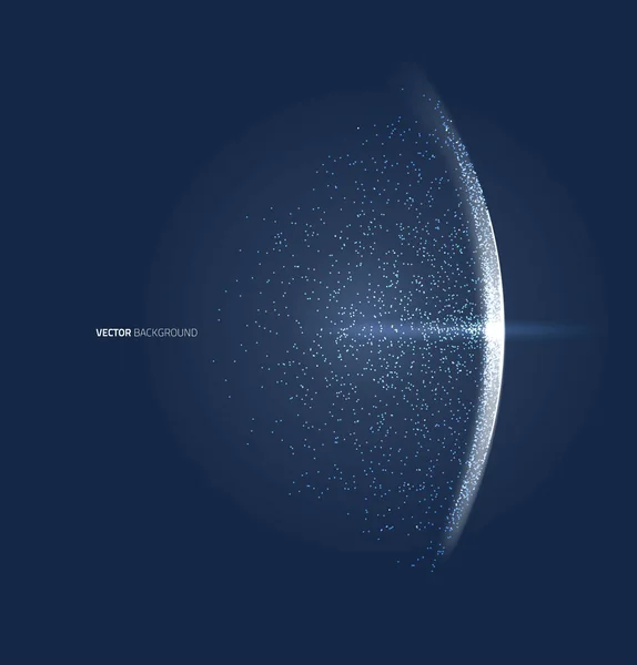 Espacio abstracto de los puntos — Archivo Imágenes Vectoriales