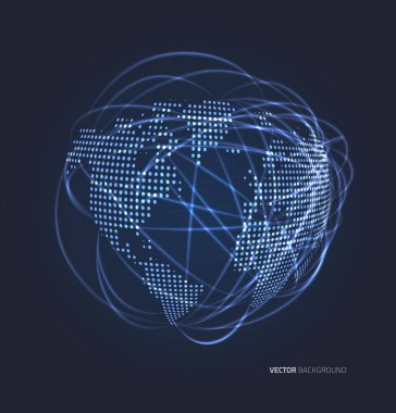 Soyut gezegen noktalardan oluşur