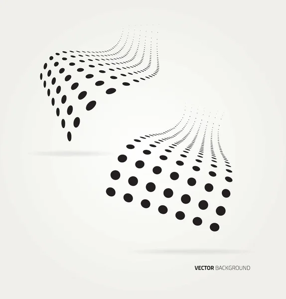 Vector halftone dots. — Stock Vector