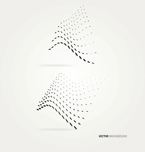 Puntos vectoriales de medio tono. — Vector de stock