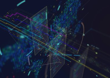 Soyut tekno arka plan. Fütüristik soyut yüksek teknoloji tasarım.