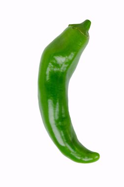 Çiğ yeşil biber kabukları