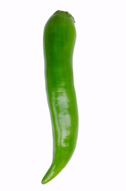 Çiğ yeşil biber kabukları