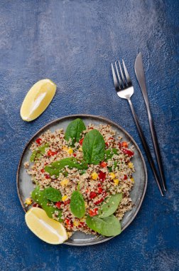 Quinoa salata sebze ile