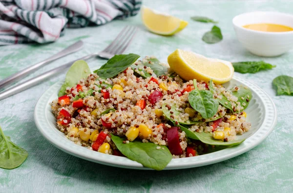 Quinoa salad with vegetables