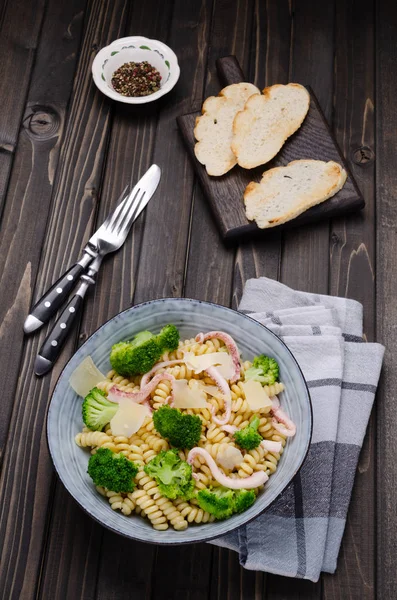 Pasta with seafood — Stock Image Pasta with seafood Royalty Free Stock Images