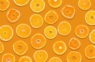 Turuncu meyve dilimleri