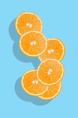 Turuncu meyve dilimleri