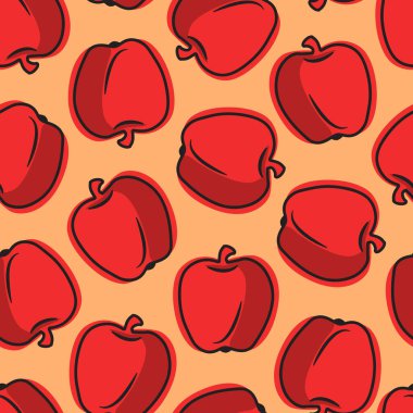 Turuncu arka planda ellerin çizildiği pürüzsüz bir şekil. Kağıt ya da tekstil için mükemmel.