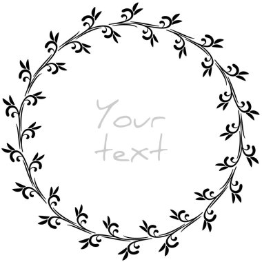 Tebrik kartları, davetiyeler, düğün kartları, posterler, afişler, web tasarımı için soyut vektör çerçevesi.