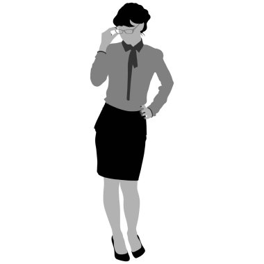 iş kadın silüeti