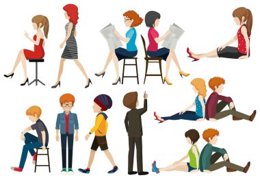 İnsanlar farklı eylemler yapıyor