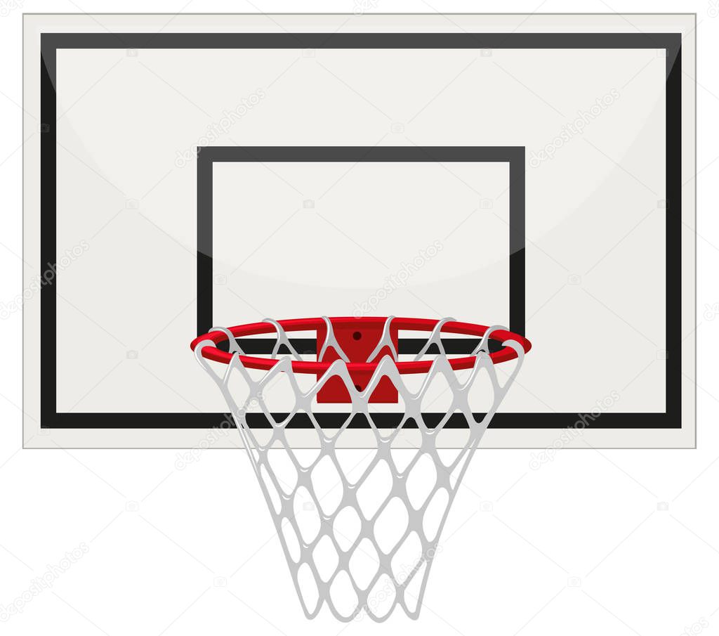 Dibujo del tablero de baloncesto con sus medidas | Aro de baloncesto