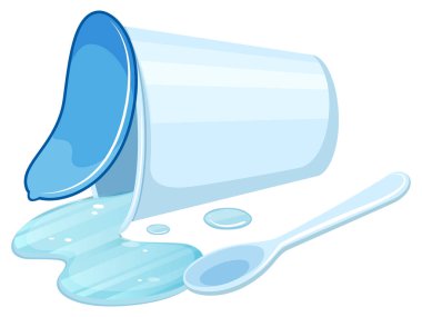 Kullanılan Kupası ve plastik kaşık