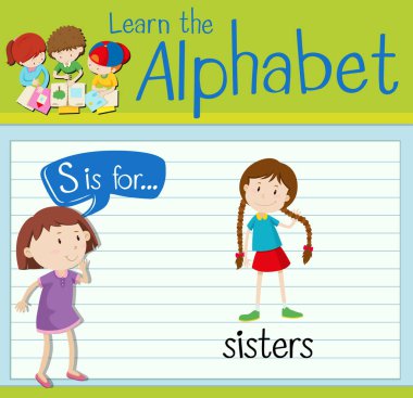 Flashcard S kardeşler harftir