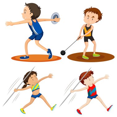 Atletizm spor yapan insanlar