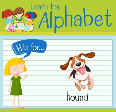 Flashcard harfi H tazı olduğunu