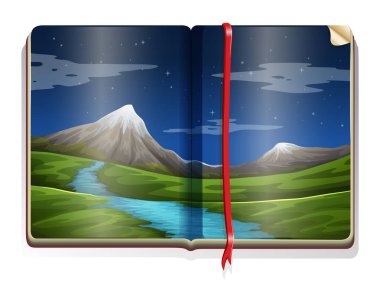 Doğa sahne ile geceleri yaptırın