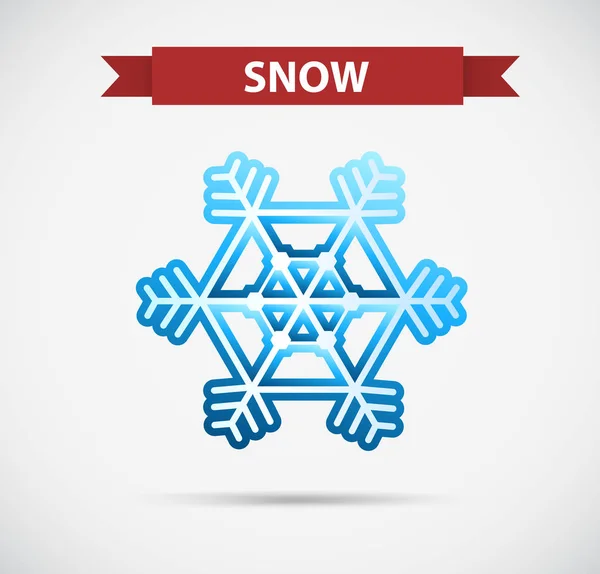 雪的标志设计 — 图库矢量图片