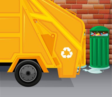 Free Free Garbage Truck Svg 217 SVG PNG EPS DXF File