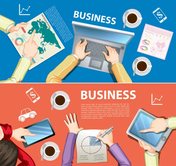 Infografik-Design mit Business-Thema — Stockvektor