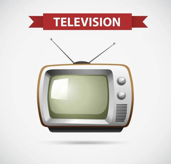 Icon Design für das Fernsehen — Stockvektor