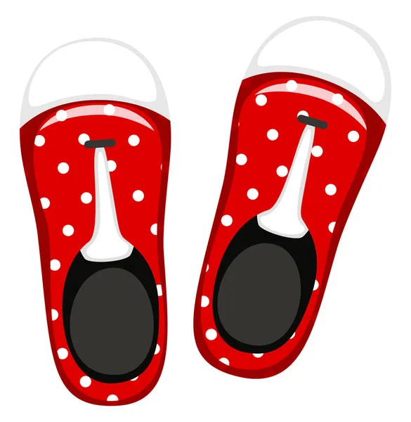Červené boty — Stockový vektor