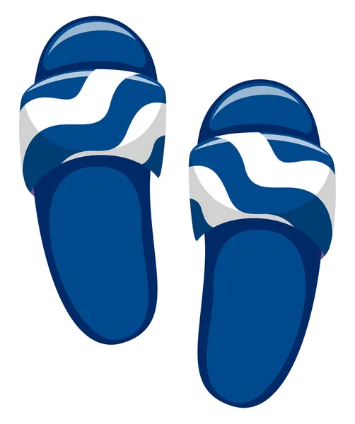 Par blå sandaler — Stock vektor