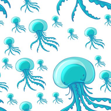 Deniz anası ile sorunsuz arka plan tasarım