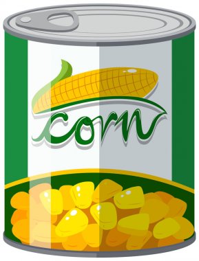 Alüminyum konserve mısır