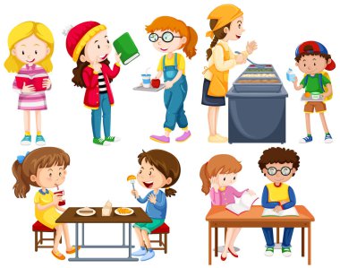 Öğrencilerin farklı etkinlikler yapıyor