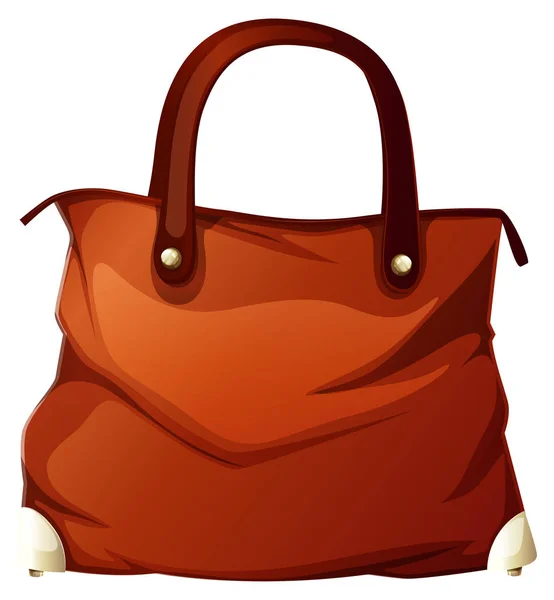 Handbag on white background — Stock Vector