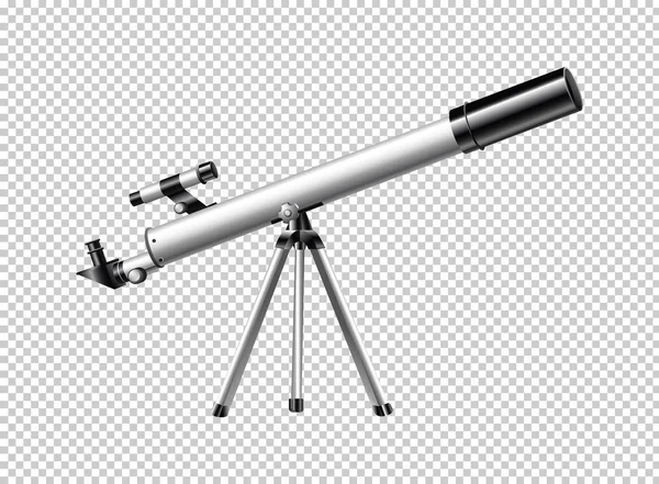 Σύγχρονη τηλεσκόπιο σε διαφανές φόντο — Διανυσματικό Αρχείο