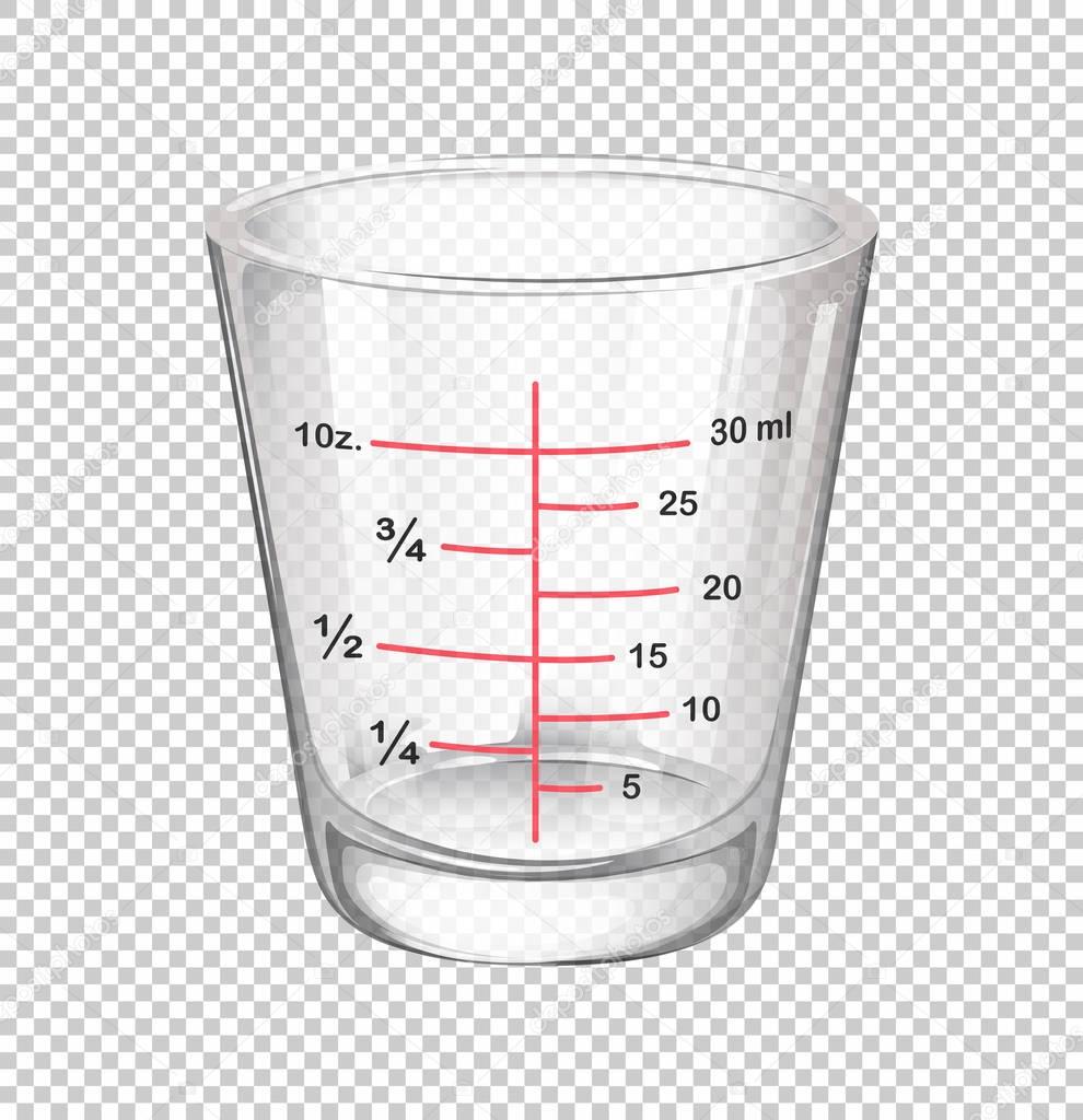 Measuring cup with scales
