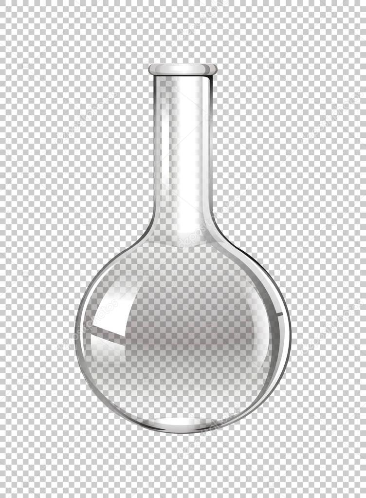 Glass beaker used in sciene lab