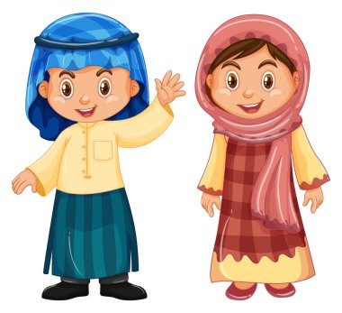 Erkek ve kız Irag üzerinden