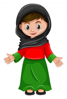 Afganistan kız kostüm