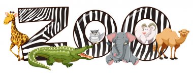 Vahşi hayvanlar ve hayvanat bahçesi işareti