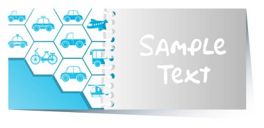 Kart şablonu farklı taşımalar ile