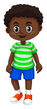 Haiti gelen küçük çocuk